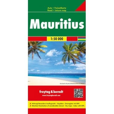 Mauritius - Reunion - Rodriguez Road Map