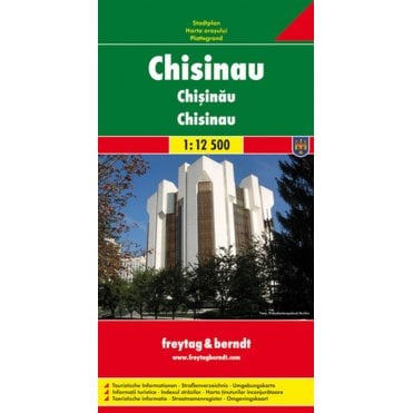Moldova: Chisinau City Map