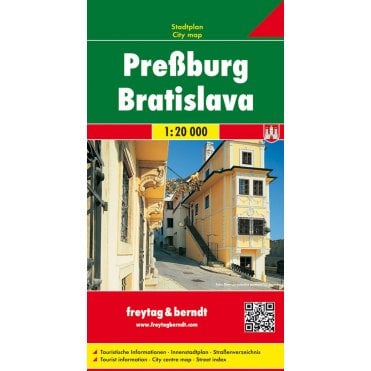 Slovakia: Bratislava City Map