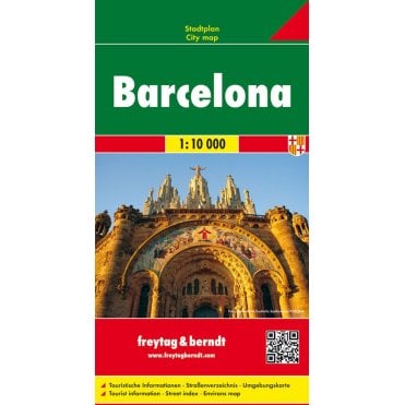 Spain: Barcelona City Map