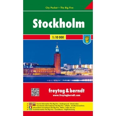 Sweden: Stockholm City Pocket Map