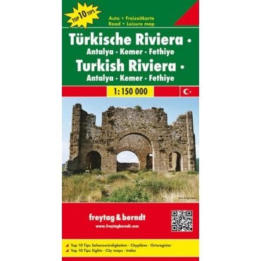 Turkish Riviera Road Map Antalya Kemer Fethiye