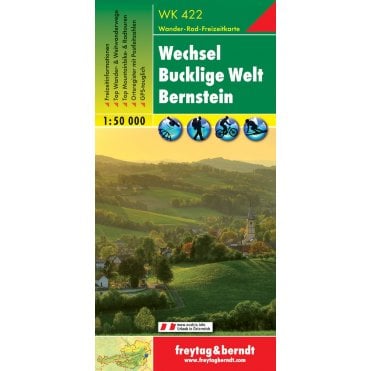 WK422: Wechsel - Bucklige Welt - Bernstein hiking map