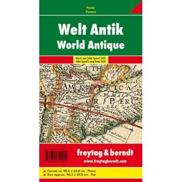 World Antique 1651 Wall Map by John Speed (Rolled)