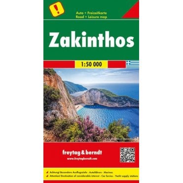 Zakinthos (Greece) Road Map
