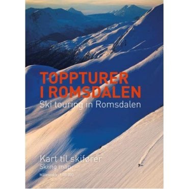 Ski Touring in Romsdalen (Norway) - 1:50,000 Skiing Map - Fr