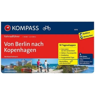 From Berlin to Kopenhagen - Kompass cycle guidebook 6016