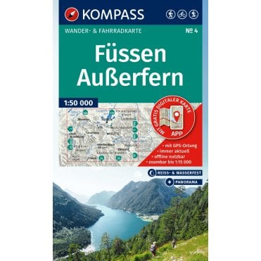 Fussen, District Reutte / Ausserfern | Kompass hiking map 4