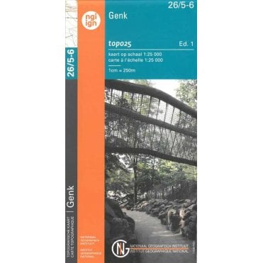 Genk - Zutendaal - Belgium IGN Topo map 26/5-6