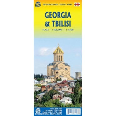 Georgia & Tbilisi Travel Reference Map