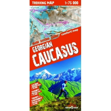 Georgian Caucasus Trekking Map
