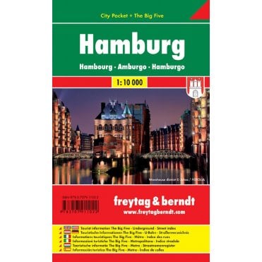 Germany: Hamburg City Pocket Map