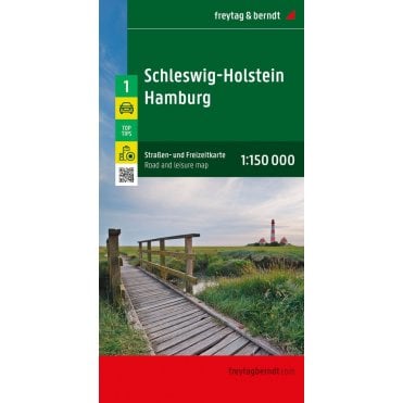 Germany Road & Leisure Map 1: Land of Schleswig - Holstein -
