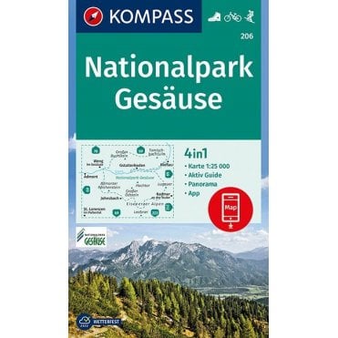 Gesause National Park | Kompass hiking map 206