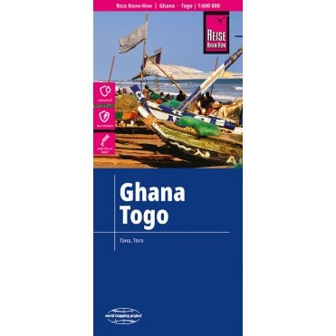 Ghana, Togo Map - Reise Know-How