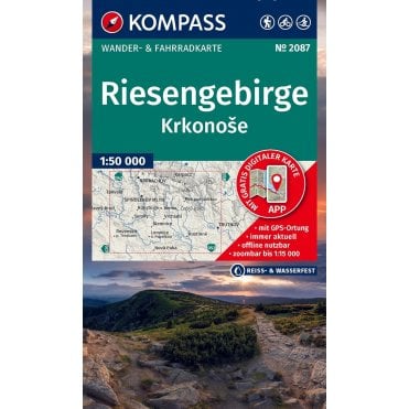 Giant Mountains (Riesengebirge, Krkonose) | Kompass hiking map 2087