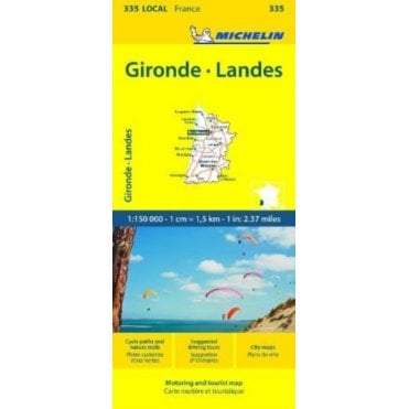 Michelin Local Maps of France 335: Gironde Landes