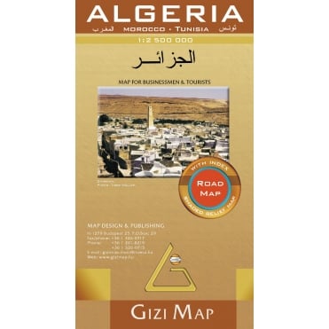 Algeria Road Map (Including Tunisia & Morocco)
