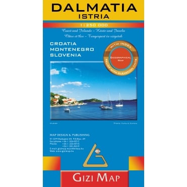 Dalmatia and Istria Geographical Map