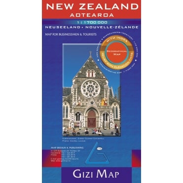 New Zealand Geographical Map