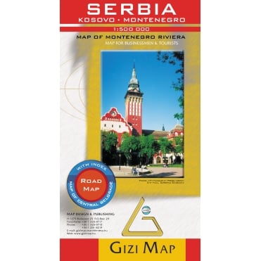 Serbia Kosovo & Montenegro Road Map