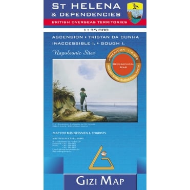 St Helena & dependencies Geographical Map