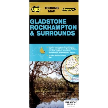 Gladstone, Rockhampton and Surround Map 483/487
