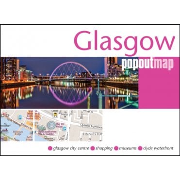 Glasgow PopOut Map (Single):  Compass