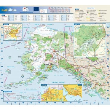 Alaska State Wall Map