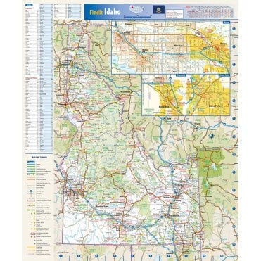 Idaho State Wall Map