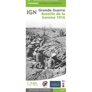 Grande Guerre Bataille de la Somme 1916 map