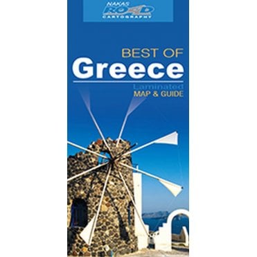 Greece 'best of' tourist map with information guide
