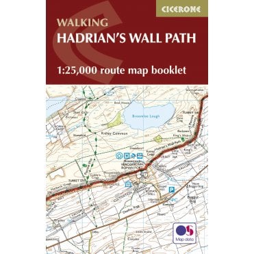 Hadrian's Wall Path Map Booklet : 1:25k OS Route Mapping