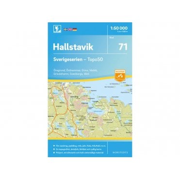 Hallstavik (Sweden) - Norstedts Outdoor map 71