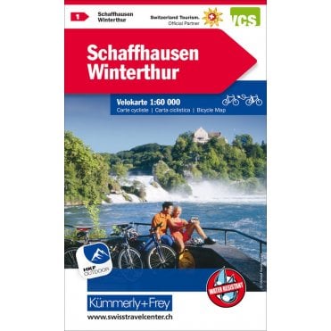 Cycling in Switzerland map 1: Schaffhausen / Winterthur