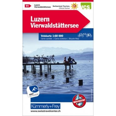 Cycling in Switzerland map 11: Lucerne / Lake Lucerne
