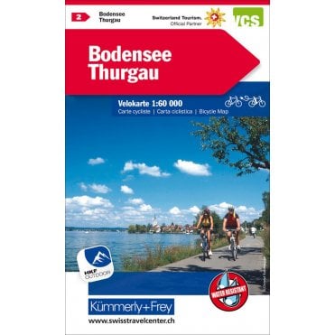 Cycling in Switzerland map 2: Bodensee / Thurgau