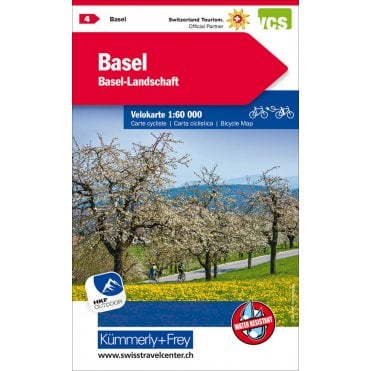 Cycling in Switzerland map 4: Basel - Basel landscape