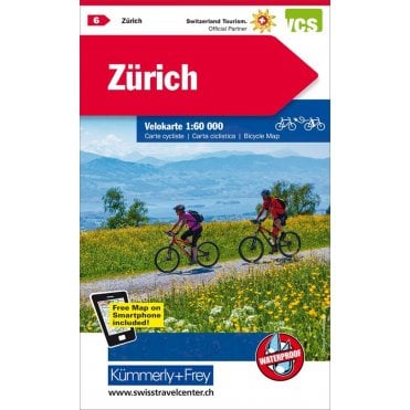 Cycling in Switzerland map 6: Zurich