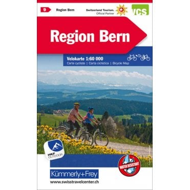 Cycling in Switzerland map 9: Berne region