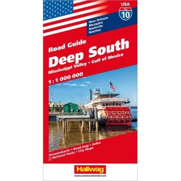 Deep South road Guide - map USA/10