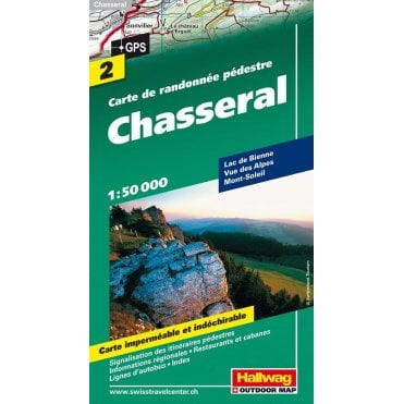 Hallwag Hiking map 2: Chasseral