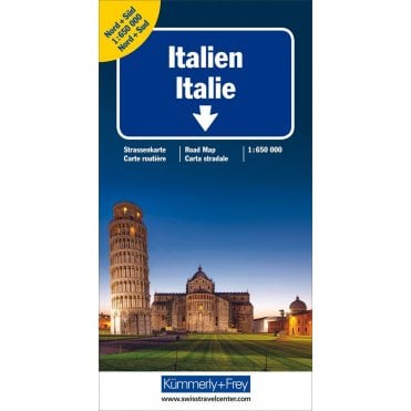 Italy - Double sided road map by K+F