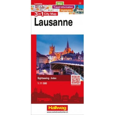 Lausanne 3 in 1 City map