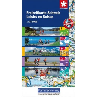 Leisure map of Switzerland (1: 275,000)