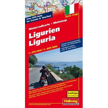 Liguria motorbike map