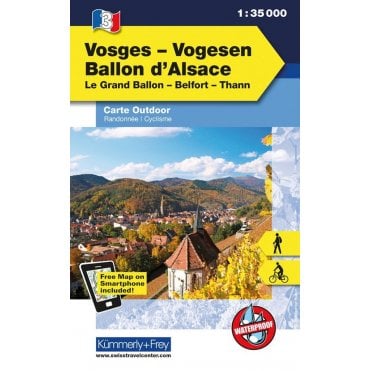 Outdoor map of France 3: Vosges - Balloon d'Alsace