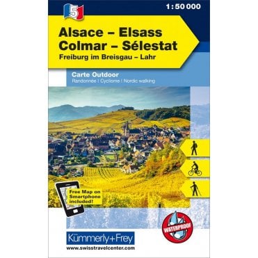 Outdoor map of France 5: Alsace - Colmar - Sélestat