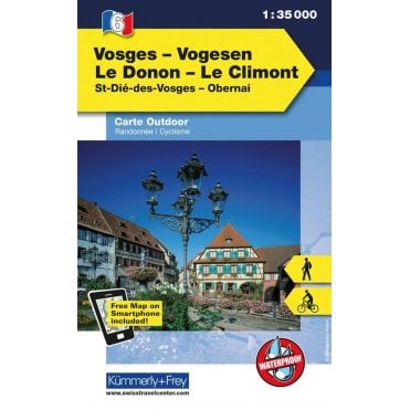 Outdoor map of France 6: Vosges - Le Donon - Le Climont