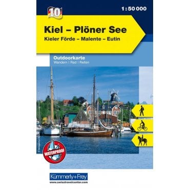 Outdoor map of Germany 10: Kiel - Grosser Plöner See